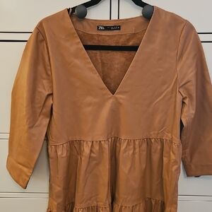Zara Tan Dress